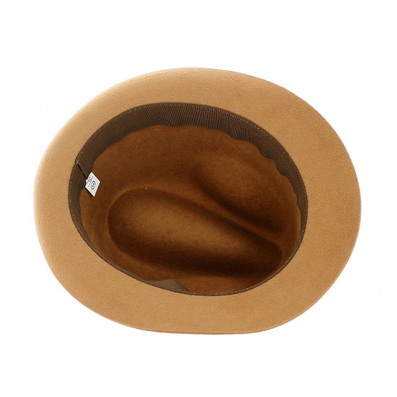 Chapeau Trilby Barna Feutre Laine Marron - Traclet