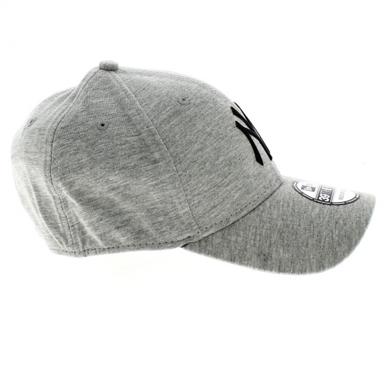 Grey Essential Jersey Baseball Cap with 3D Logo - New Era