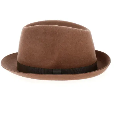 Chapeau Trilby Historia Feutre Laine Marron - Traclet Reference : 12386 | Chapellerie Traclet