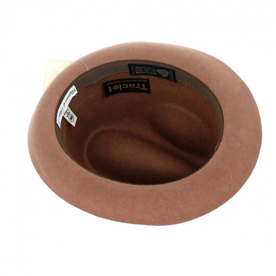 Brown Wool Felt Trilby Hat Historia - Traclet