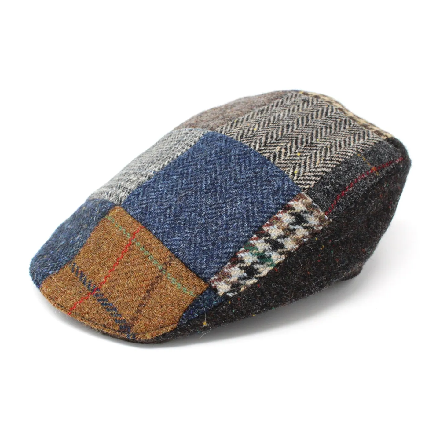 casquette plate patchwork - Chapellerie Traclet Reference : 1192 | Chapellerie Traclet