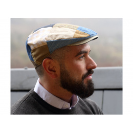 Casquette plate patchwork d'été - Hanna hats