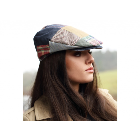 Summer Patchwork Flat Cap - Hanna Hats