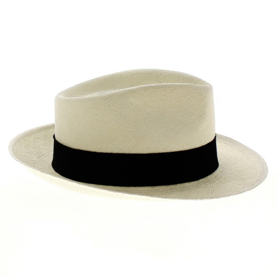 Chapeau Fedora Filo Panama Naturel - Fléchet Chapeau Fedora Filo Panama Naturel - Fléchet