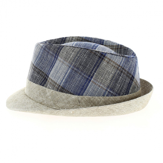Simono Linen & Cotton Trilby Hat - Traclet