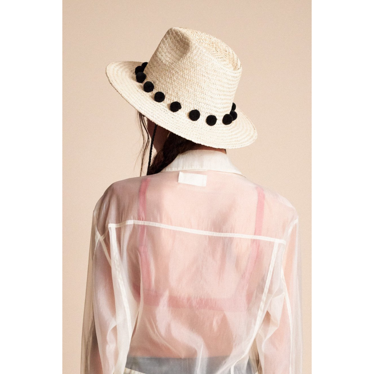 Fedora Layover Natural Straw Hat 