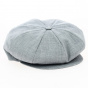 8-panel summer cap blue/gray