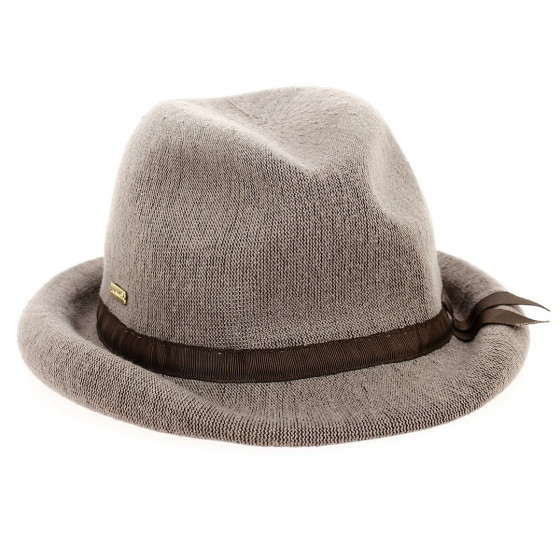 Brown Kangol Trilby