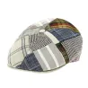 Casquette 6 Côtes Jean Patchwork Lin- Traclet Reference : 12434 | Chapellerie Traclet