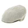 Calabria Duck Bill Linen Cap in Beige - Traclet Reference: 10865 | Traclet Hat Shop