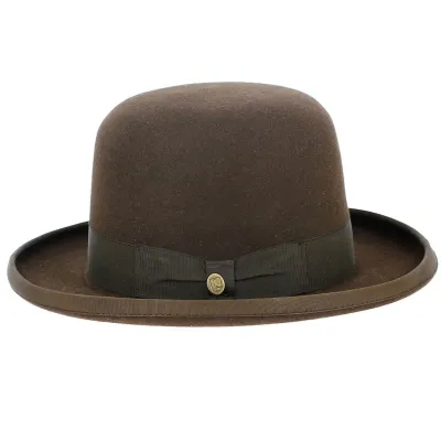 Brown Prestige Bowler Hat - Guerra 1855 Reference: 12445 | Traclet Hat Shop