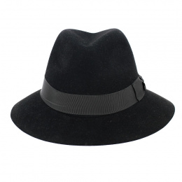 Indiana Jones Traveller Hat Black Fur Felt - Crambes