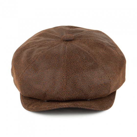 8-Panel Vintage Leather Cap 8-Panel Vintage Leather Cap