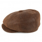 8-Panel Vintage Leather Cap