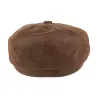 Casquette 8 cotes cuir viellie Flechet Reference : 827 | Chapellerie Traclet