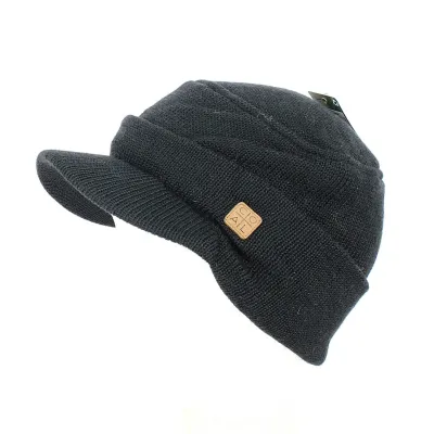 The Radar Beanie Cap Black - Coal Reference: 12463 | Chapellerie Traclet