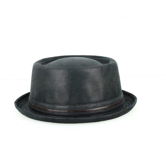 Black Porkpie Hat - Aussie Apparel