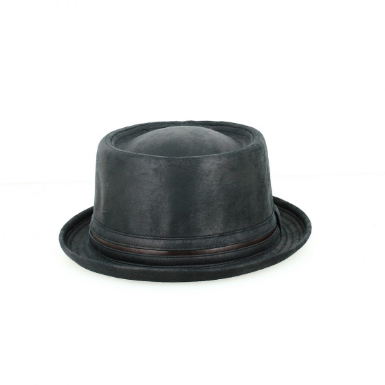 Chapeau Porkpie Noir - Aussie Apparel