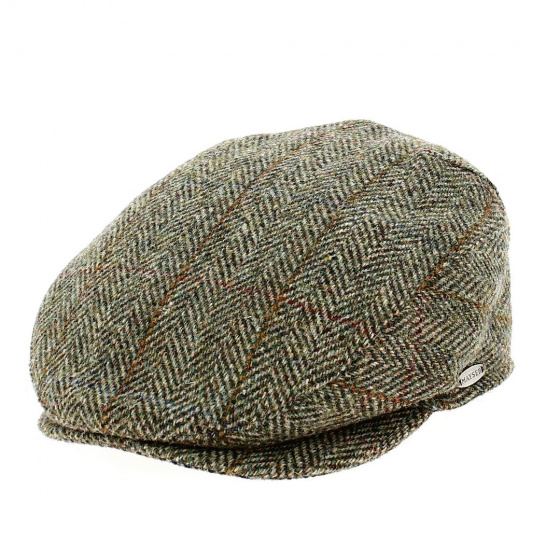 Casquette Harris Tweed Chevron Cache-oreilles Kaki - Mayser Casquette Harris Tweed Chevron Cache-oreilles Kaki - Mayser