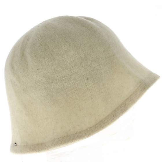 Soft Wool Cone Hat Ecru - Seeberger
