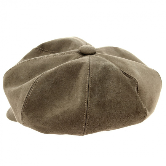 Soft Brown Newsboy Cap - Traclet