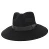 Chapeau Fedora Aristide Feutre Poil Noir - Fléchet Reference : 12501 | Chapellerie Traclet