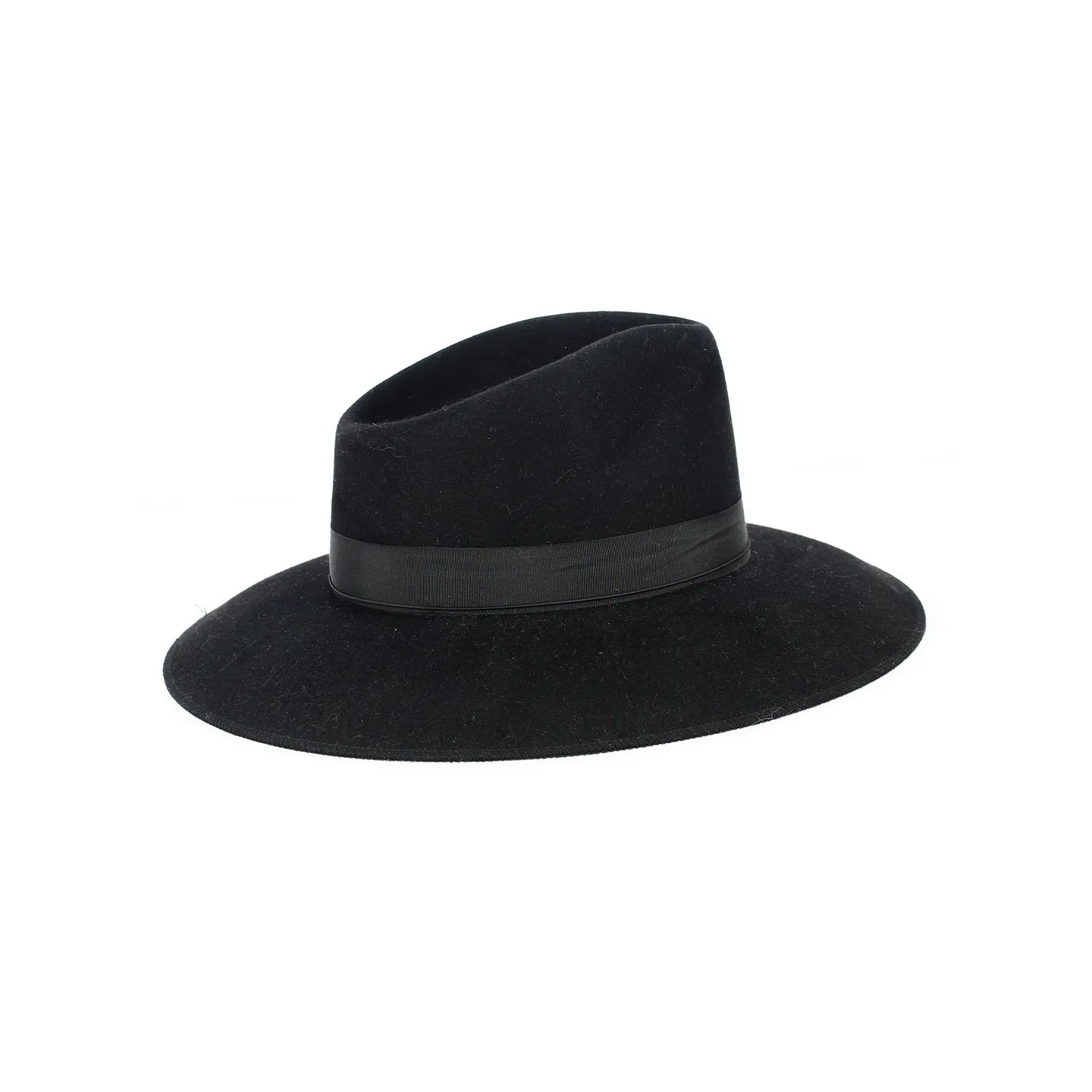 Chapeau Fedora Aristide Feutre Poil Noir - Fléchet Reference : 12501 | Chapellerie Traclet