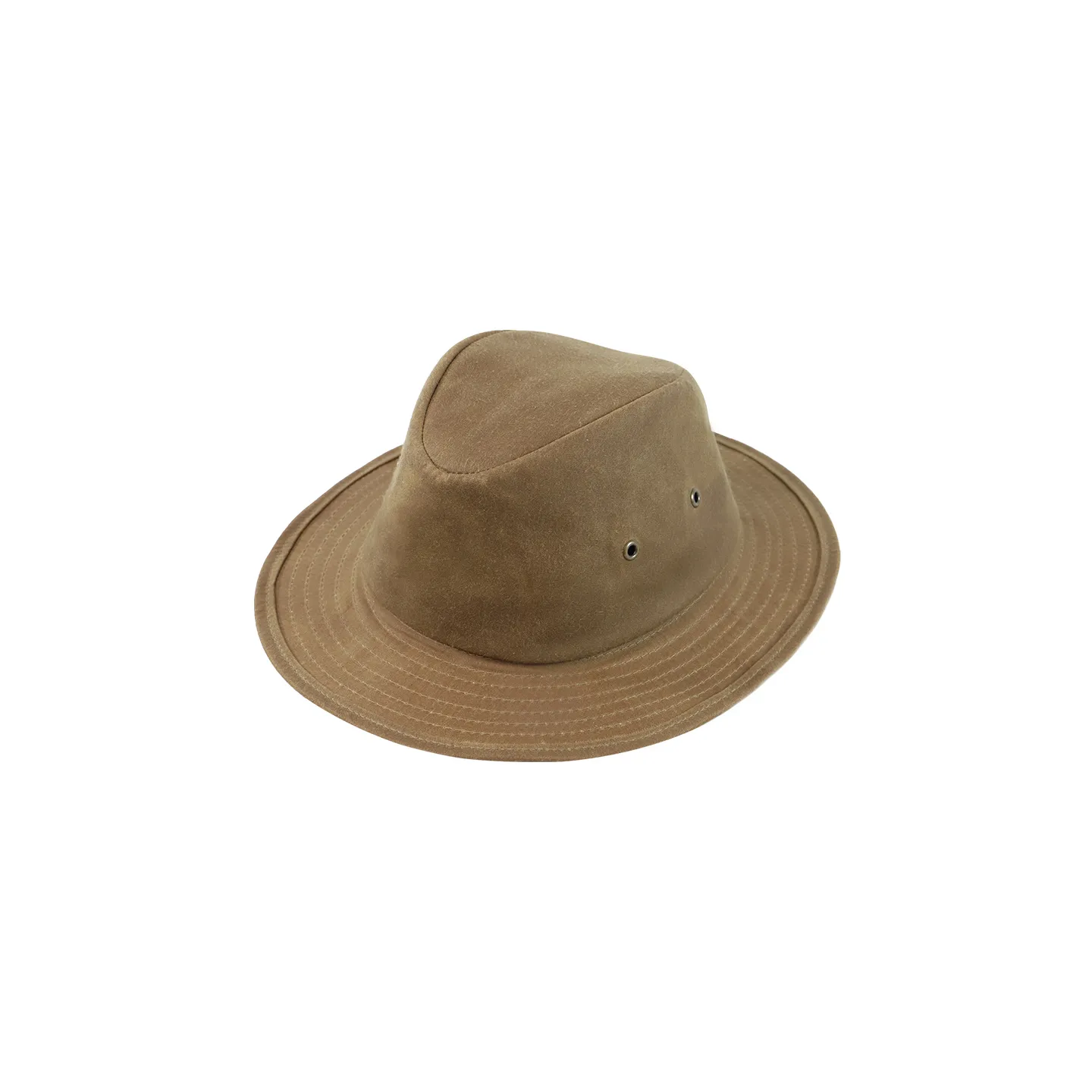 Chapeau Traveller Finistère Coton Huilé Camel - Fléchet Reference : 12431 | Chapellerie Traclet