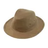 Chapeau Traveller Finistère Coton Huilé Camel - Fléchet Reference : 12431 | Chapellerie Traclet