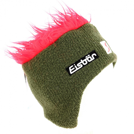 Bonnet Cache-Oreilles Laine Kaki Gisbert - Eisbär Bonnet Cache-Oreilles Laine Kaki Gisbert - Eisbär