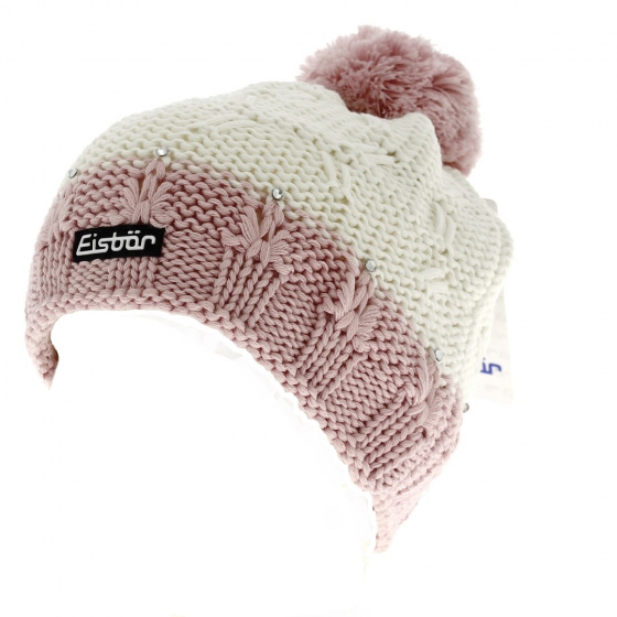 Bonnet Pompon Femme Diamond Bicolore - Eisbär