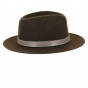 Traveller Indy Brown Wool Felt Hat - Traclet