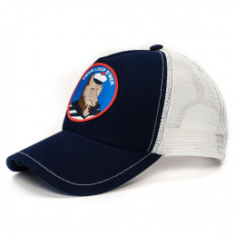 Vieux Loup D'Mer Coton Marine Trucker Cap - le Chapoté Paris