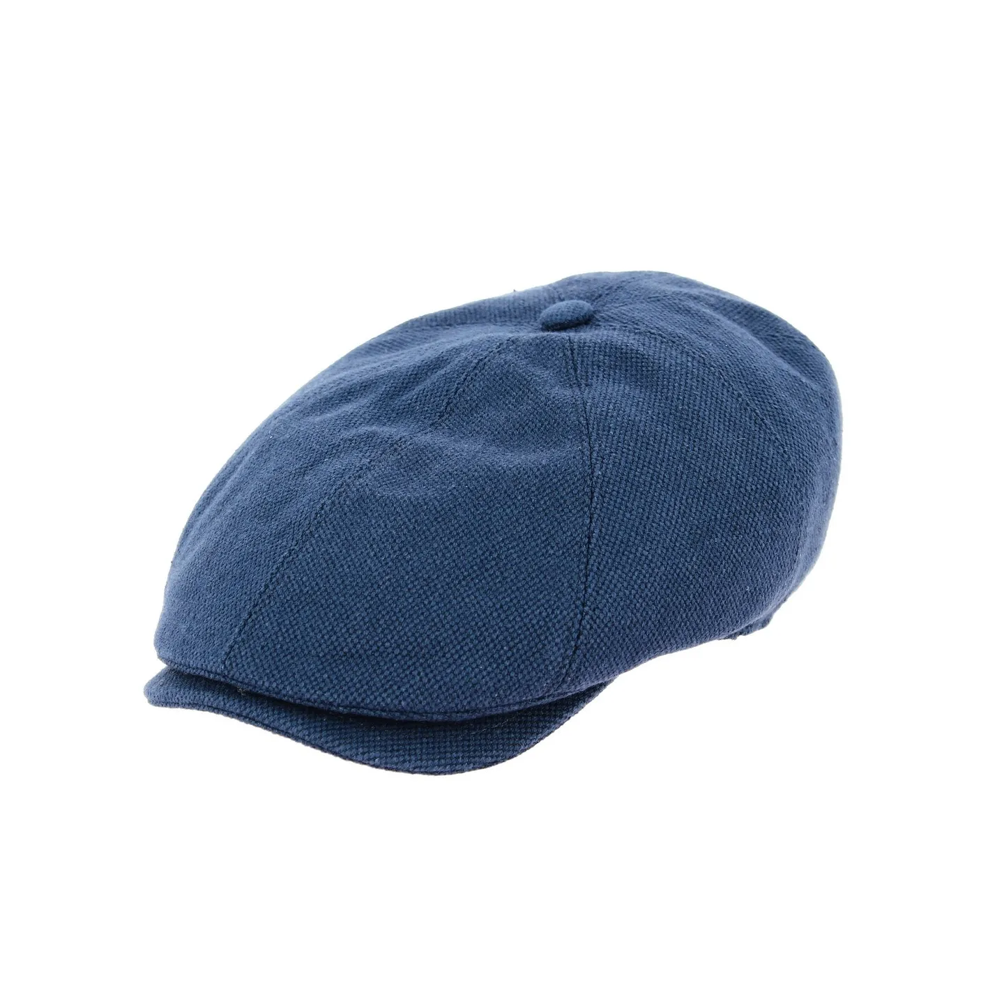 Casquette Huit Côtes Coton Marine - le Chapoté Paris Reference : 12537 | Chapellerie Traclet