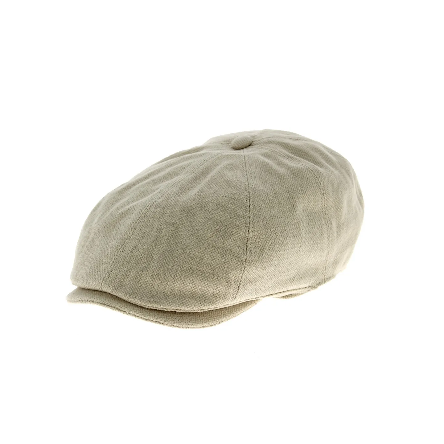 Casquette Huit Côtes Coton Naturel - le Chapoté Paris Reference : 12538 | Chapellerie Traclet