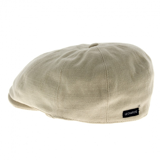 Casquette Huit Côtes Coton Naturel - le Chapoté Paris Casquette Huit Côtes Coton Naturel - le Chapoté Paris