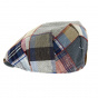 Mischelli Linen Patchwork Duck Bill Cap - Traclet