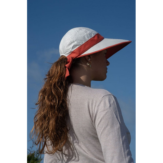 Bauloise High Protection Visor Cap Terracotta - Soway