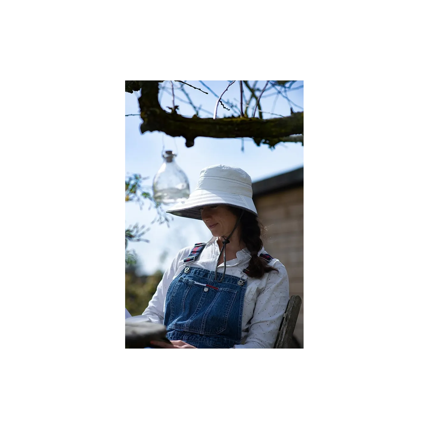White & Grey Nantes Cap - Soway Reference: 10562 | Traclet Hat Shop