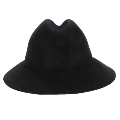 Chapeau Traveller Simple Black Feutre Laine Noir - Kopka Reference : 12540 | Chapellerie Traclet