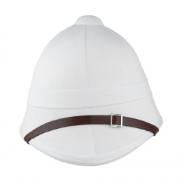 English-type Colonial Helmet White