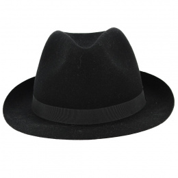 copy of Chapeau Trilby en Feutre Laine Noir- Traclet