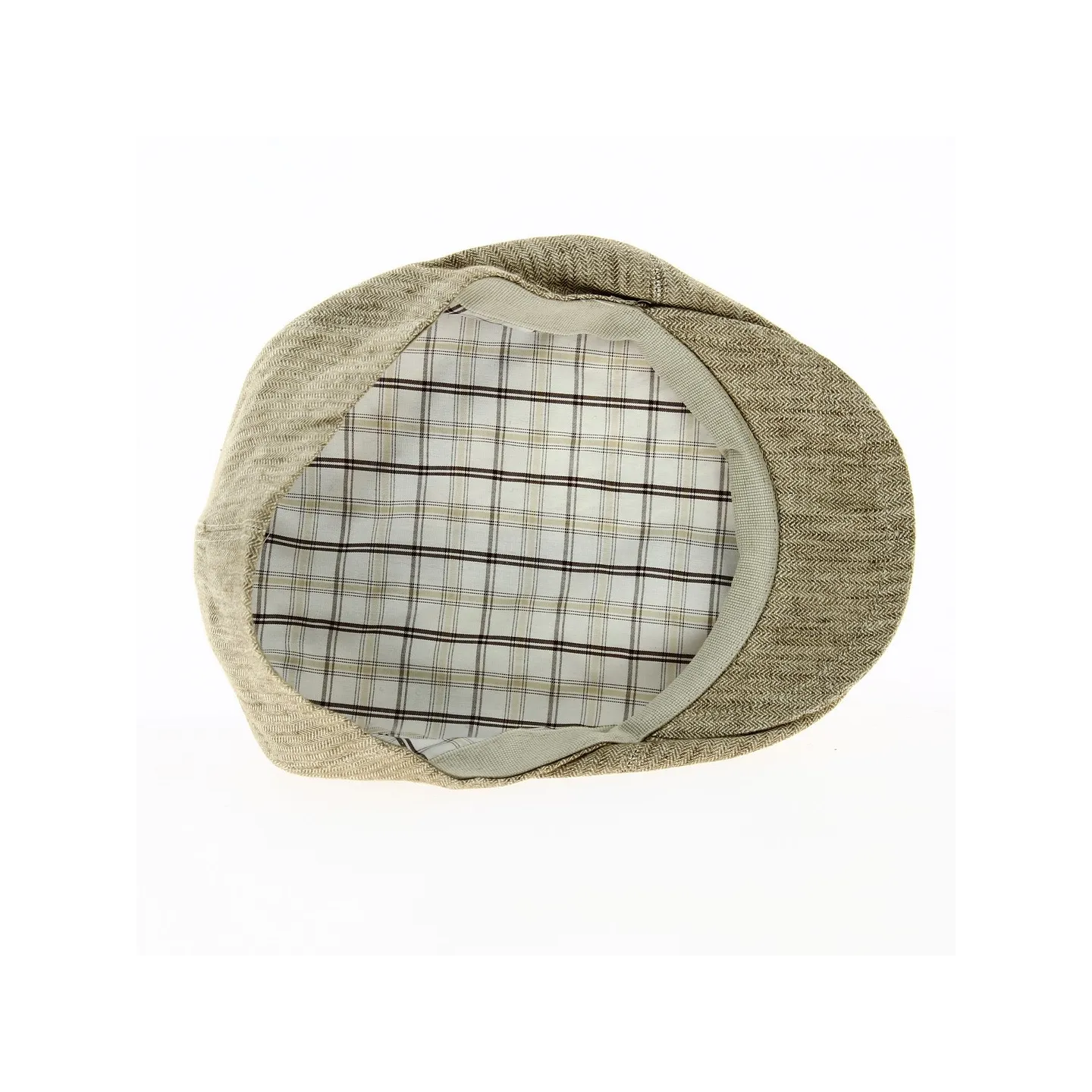 Casquette Bec de canard Léandro Chevron Lin - Traclet Reference : 12558 | Chapellerie Traclet