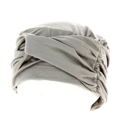 Samra Beige Chemotherapy Turban - Traclet Reference: 12560 | Traclet Hat Shop