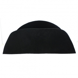 Napoleon Bicorne Black Wool Felt Hat - Traclet