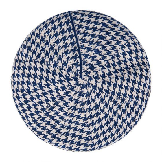 Béret Basque Myosotis Blanc Bleu - Laulhère