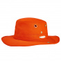 The orange Tilley T3 hat