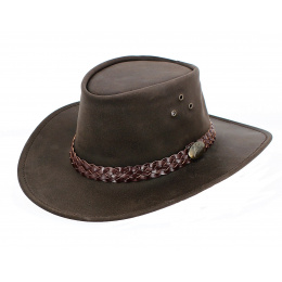 Wallaroo Oil Australian Leather Hat - Jacaru
