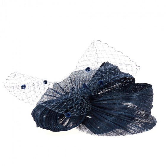 Navy Blue Lou Ceremony Headband - Traclet