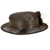 Chapeau de Cérémonie Carmen Marron - Traclet Reference : 12583 | Chapellerie Traclet